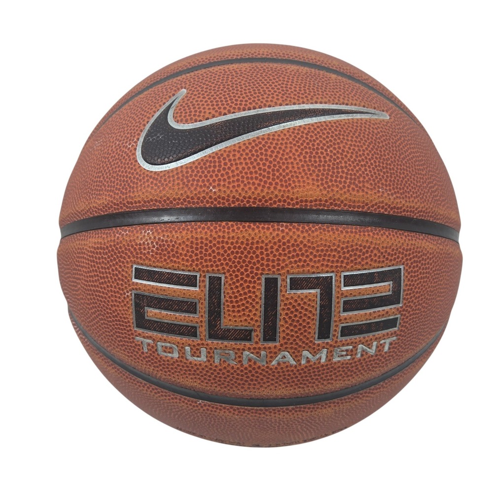 Nike Basketball Elite Tournament NFHS Indoor Brown Size 29.5 Hoops Ball
